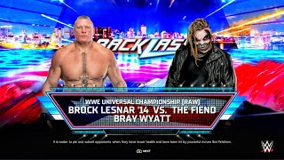 The Beast Brock Lesnar Vs The Fiend Bray Wyatt - Iron Man Match For The universal Tittle | WWE 2k24