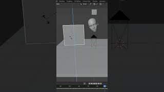 Experimenting with 3D head motion in #blender – KeenTools FaceTracker #addon #facetracking #b3d #vfx