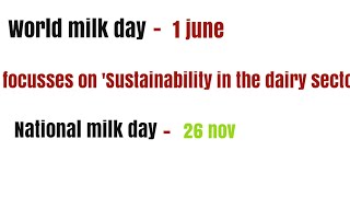 World milk day 2021