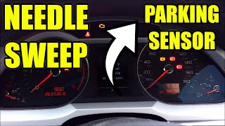 VCDS Tweaks on a 2010 Audi A6 (Enable Needle Sweep, Parking Sensor Display)