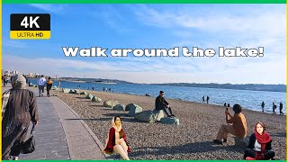 Walking to lose weight! Chitgar lake in Tehran