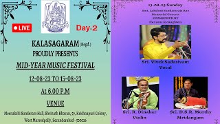 MID-YEAR MUSIC FESTIVAL12-08-23 TO 15-08-23At 6.00 P.M| LIVE ||