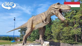 Dino Park in Rezi Hungary - 360 VR Video - Rezi Dino- és Kalandpark 360 Fokos Séta