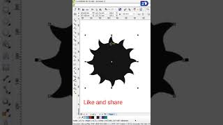 3d Effect with shadow Design in Corel draw | #coreldraw #tutorial #shorts #videos #youyubeshort .