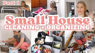 SMALL HOUSE CLEAN + ORGANIZE 2024 | SMALL HOUSE ORGANIZATION | CLEANING MOTIVATION | MarieLove