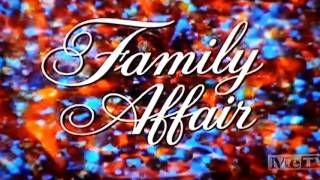 Family affair TV opening year 2