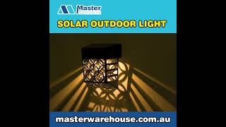 Solar Outdoor Wall Light Warm - SLR0601