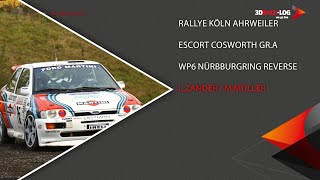 Rallye Köln Ahrweiler 2019, WP6 Nürburgring reverse,  Ford Escort Cosworth Gr.A Martini