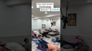 Pain relief Medical yoga 🧘‍♂️ #medicalyoga #painrelief #yogatheraphy #yoga