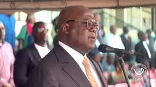 Président Tshisekedi prévient Ambongo, Nshole et l'opposition à Mbujimayi.