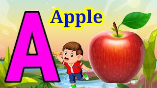 A for Apple B for Ball l nursery rhymes l baby songs l alphabet song for children l ABCD l एबीसीडी