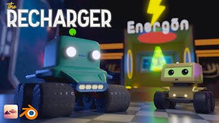 The Recharger ⚡️ | 3D Animated Short (to learn Blender!)