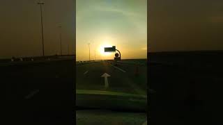 Dubai Longdrive time lapse video| sunset and drive