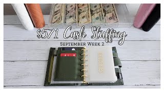 $571 LOW INCOME CASH ENVELOPE STUFFING| TAYLORBUDGETS