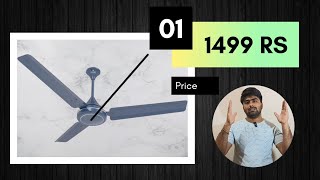 Polycab Charisma Plus Ceiling Fan Review | Best Ceiling Fan Under 1500 In 2024 | Hmp Store