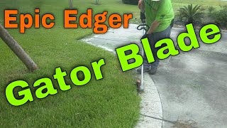 Gator edger blades - thank you Johnny's lawn care