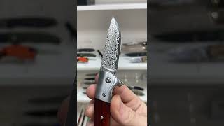 Нож складной из Damascus steel