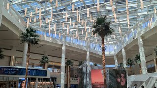 Walking Terminal C at Orlando International Airport (MCO) after security to domestic gates