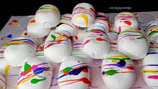 #Asmr Baking Soda | Rainbow Splatter Crush | #oddlysatisfying #relaxing