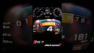 Mclaren 600LT v Audi RS7 750 Horse Power #shorts