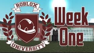 How to pass (Week 1) test's on Roblox University