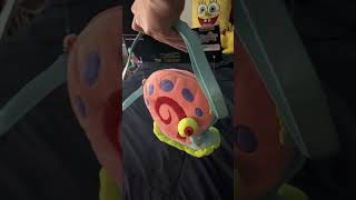 SpongeBob Gary Plush Crossbody Bag From Spirit Halloween! #spongebob #spirithalloween #bag #shorts