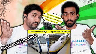 Pakistani react on Indian Railways vs Japanese Railways Comparison | Indian train vs Japanese train