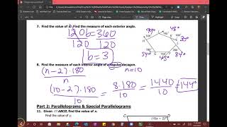 Polygons Test Review