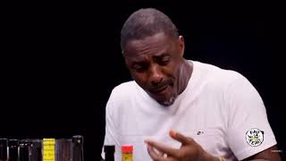 Idris Elba Eating Extremely Hot Wings- meme