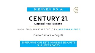 CENTURY 21 - Capital Real Estate - Apartaestudio en Arrendamiento - Santa Barbara - Bogotá