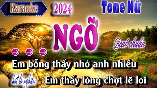 NGỠ KARAOKE TONE NỮ