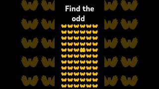 find the odd emoji#brain challenge#puzzle#quiz#YouTube shorts#shorts video#crazy brain