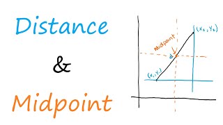 How to find the Distance and Midpoint of a Line