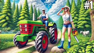 Start from 0$ in FOREST 🚜 #1 🚜Farming Simulator 22