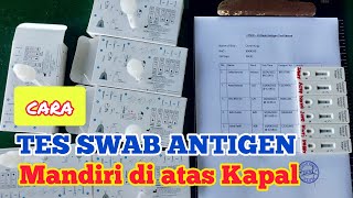 Tes swab sendiri di atas kapal ‖ sebagai syarat wajib perlengkapan dokumen .