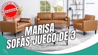 Revelando La Instalación Completa: Naomi Home | Vídeo De Montaje Para Marisa, Juego De Sofa de 3