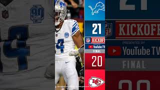 the Detroit lion beat the cheifs in the nfl kickoff game #nflseason #nfl #shortsfeed