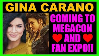 Gina Carano at Megacon Orlando and Fan Expo Dallas!