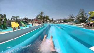 Water slide in Aqua Park Mijas