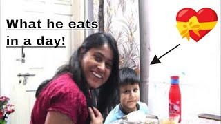 WHAT MY 4 YEAR OLD EATS IN A DAY | INDIAN MEAL PLANNING FOR KIDS | SreyaandRayan