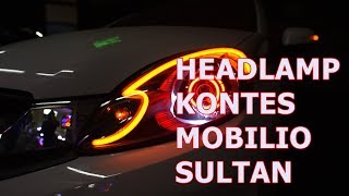 Custom Headlamp Mobilio Audi Line - Changing Color.