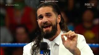 Seth Rollins Covers In Blood WWE Smackdown 20th August 2021