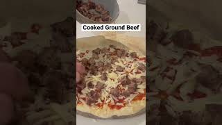 🥓🍔🍕 BACON Cheeseburger PIZZA!?!? 🤤🤤 #shorts #ooni #howto