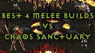 Diablo 2: The 4 best melee builds VS chaos - Who will be fastest?