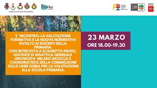 Seminario rivolto ai docenti della scuola primaria su VALUTAZIONE FORMATIVA E NUOVA NORMATIVA