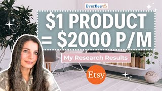 3 Ways I use Research Tools to sell Digital Products on Etsy | Etsy for Beginners | Everbee