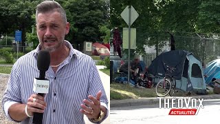 ThéoVox Actualités - Reportage à Longueuil sur les campements d'itinérants - 19 juin 2024