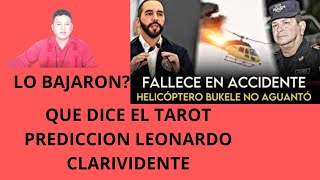 DESPLOME POR ACCIDENTE O DERRIBADO HELICOPTERO EN EL SALVADOR PREDICCION LEONARDO CLARIVIDENTE