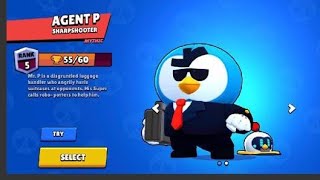 New Agent P skin early access gameplay Brawl stars+Unlocking Mr P