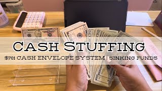 Weekly Cash Stuffing Low Income | Sinking Funds #cashenvelopes #cashstuffing #daveramsey